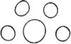 FIAT 46514710 Gasket, intake manifold